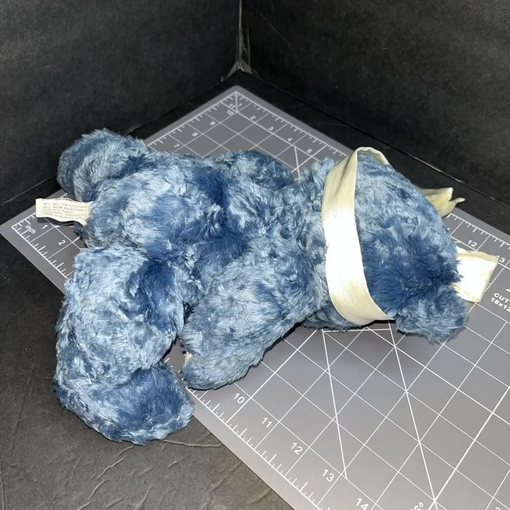 Cherished Teddies Limited Edition Blue Enesco Weighted Stuffed Plush Toy VTG
